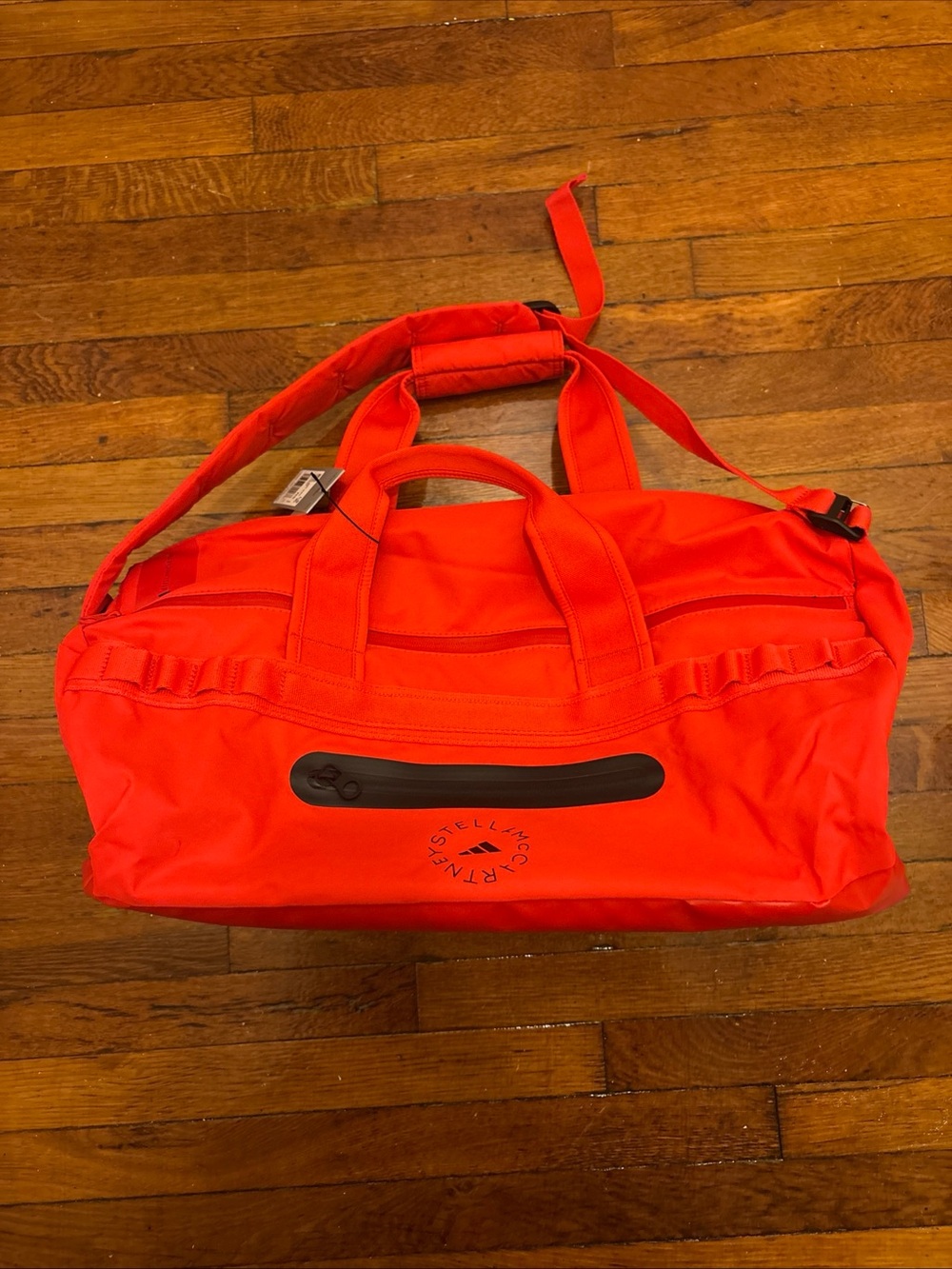 Adult Stella McCartney Bright Red Duffel Bag brand new